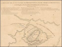 A sketch of the action between the British forces and the American provincials…