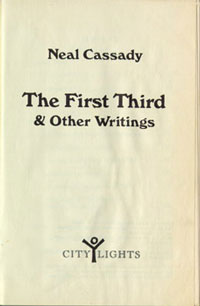 The First Third and Other Writings