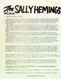 Sally Hemings' Newsletter